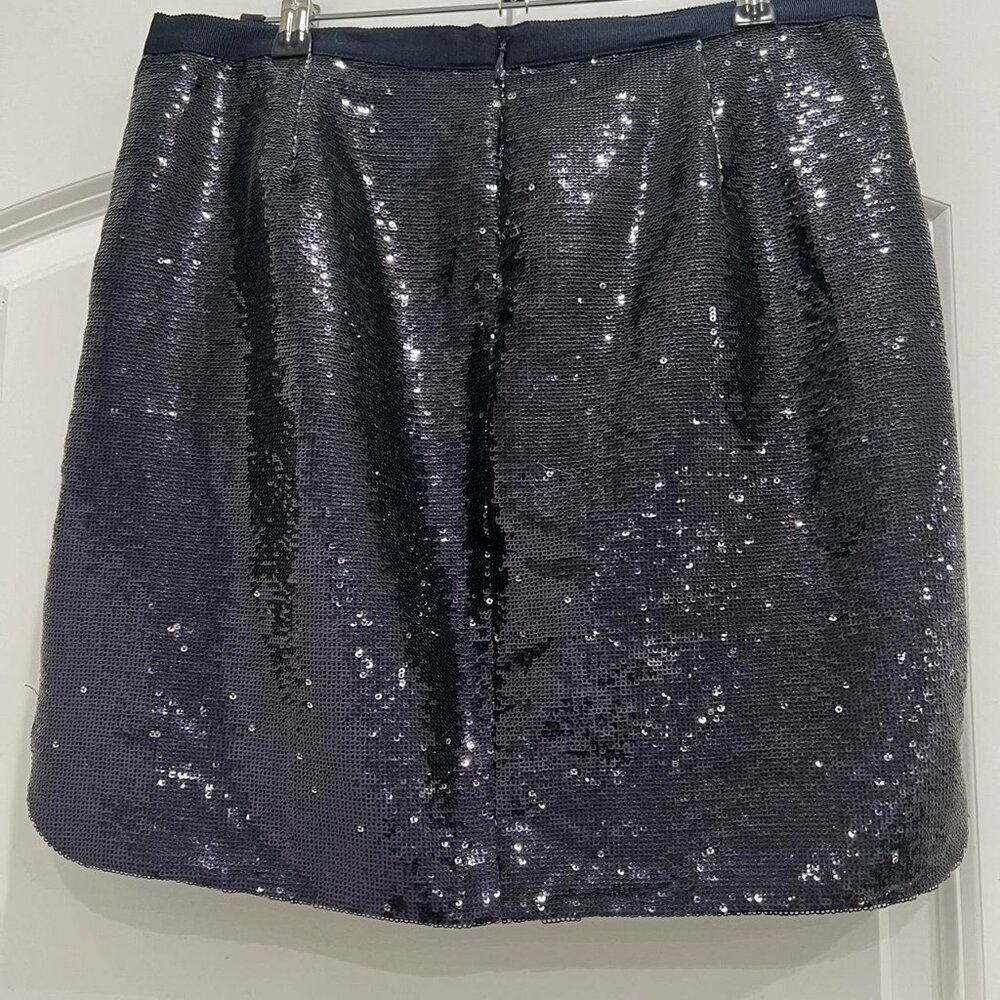J.Crew NAVY sequin mini skirt SIZE 2